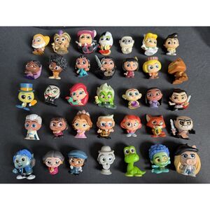 Disney Doorables Huge Bundle Lot 35 Figures Mixed Characters Princess Villains